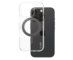 Panzer Glass CARE by PanzerGlass Feature su stoveliu Apple iPhone 16 Pro 6.3" dėklas telefonui juodos spalvos/dėklas telefonui juodos spalvos MagSafe 1322