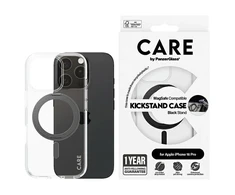 Panzer Glass CARE by PanzerGlass Feature su stoveliu Apple iPhone 16 Pro 6.3" dėklas telefonui juodos spalvos/dėklas telefonui juodos spalvos MagSafe 1322