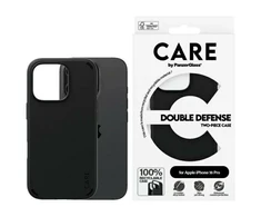 Panzer Glass CARE by PanzerGlass Feature Double Defense Case Apple iPhone 16 Pro 6.3" dėklas telefonui juodos spalvos 1334