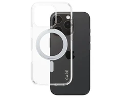 Panzer Glass CARE by PanzerGlass Feature Kickstand Apple iPhone 16 Pro 6.3" sidabrinis/sidabrinis MagSafe 1326