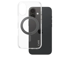 Panzer Glass CARE by PanzerGlass Feature Kickstand Case Apple iPhone 16 6.1" dėklas telefonui juodos spalvos/dėklas telefonui juodos spalvos MagSafe 1321