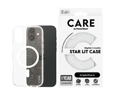 Panzer Glass CARE by PanzerGlass Flagship Star Lit Apple iPhone 16 6.1" dėklas telefonui baltos spalvos/dėklas telefonui baltos spalvos MagSafe 1341