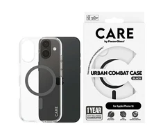 Panzer Glass CARE by PanzerGlass Flagship Case Apple iPhone 16 6.1" dėklas telefonui juodos spalvos/dėklas telefonui juodos spalvos MagSafe 1345