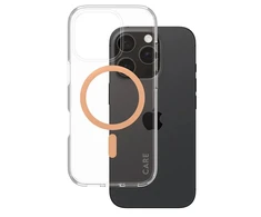 Dėklas PanzerGlass Flagship Apple iPhone 16 Pro 6.3 Panzer Glass CARE " Peachy MagSafe 1374