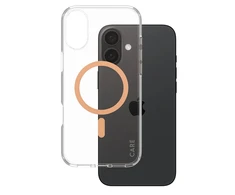 Dėklas PanzerGlass Flagship Apple iPhone 16 Plus 6.7 Panzer Glass CARE " persikų / persikų MagSafe 1375