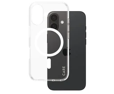 PanzerGlass Flagship Apple iPhone 16 6.1 Panzer Glass CARE " baltas MagSafe 1337