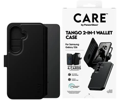Dėklas Panzer Glass Knygutė 2in1 su kortelių skyriumi Galaxy S26 CARE by PanzerGlass