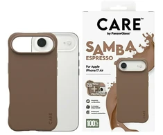 „Panzer Glass CARE by PanzerGlass“ madingas „Samba MagSafe“ dėklas, skirtas „iPhone Air“ – rudas