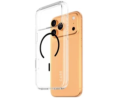 Panzer Glass Dėklas CARE by PanzerGlass Flagship Urban Explorer w. Juodas MagSafe do iPhone 17 Pro Max permatomas