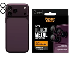 Panzer Glass PanzerGlass Hoops Transparent Camera Lens Protector - osłonki na obiektywy do iPhone 18 Pro/18 Pro Max juoda (PG41297)