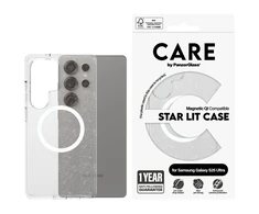 Panzer Glass CARE by PanzerGlass Flagship Urban Combat StarLight Baltas QI Samsung Galaxy S25 Ultra dėklas telefonui skaidrus
