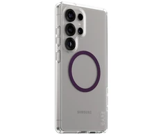 Dėklas Panzer Glass CARE by PanzerGlass Flagship Urban Combat Violetinė QI Samsung Galaxy S25 Ultra skaidrus