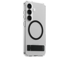Dėklas Panzer Glass CARE by PanzerGlass Feature Juodas Kickstand &amp; QI Samsung Galaxy S25 skaidrus