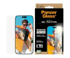 Panzer Glass Grūdintas stiklas PanzerGlass Armor Anti-Reflective EasyAligner do iPhone 17 Pro Max