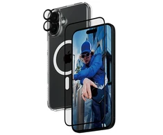Panzer Glass PanzerGlass Bundle 3in1 Apple iPhone 16 Plus 6.7" D3O kietas dėklas + ekrano apsauga UWF+ objektyvas B1293+2863+1283