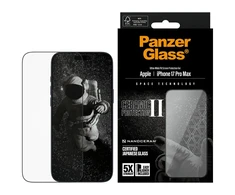 Panzer Glass „PanzerGlass Ceramic II“ itin plataus kampo grūdintas stiklas, skirtas „iPhone 17 Pro Max“