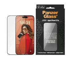 Panzer Glass PanzerGlass | Ekrano apsauga | Apple | iPhone 15 Pro | Stiklas, Keramika | Skaidrus | Itin platus pritaikymas w. EasyAligner
