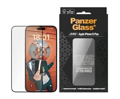Panzer Glass PanzerGlass | Ekrano apsauga | Apple | iPhone 15 Plus | polietileno tereftalatas (PET); Stiklas; Keramika | Skaidrus | Itin platus pritaikymas w. EasyAlignerr