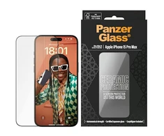 Panzer Glass PanzerGlass | Ekrano apsauga | Apple | iPhone 15 Pro Max | Stiklas, Keramika | Skaidrus | Itin platus pritaikymas w. EasyAligner