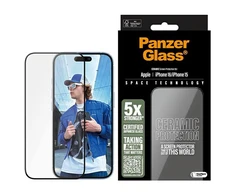 Panzer Glass PanzerGlass Ceramic ekrano apsauga Apple iPhone 16, Ultra-Wide Fit