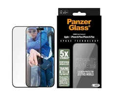 Panzer Glass PanzerGlass Ceramic ekrano apsauga Apple iPhone 16 Plus, Ultra-Wide Fit