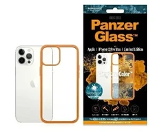 Panzer Glass PANZERGLASS CLEAR CASE IPHONE 12 PRO MAX ANTIBACTERIAL Oranžinis