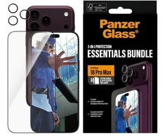 Panzer Glass PanzerGlass ® 2-in-1 Essentials Bundle iPhone 18 Pro Max, Apple - iPhone 18 Pro Max, Dry application, Scratch resistant, Shock resistant, Transparent, 1 pc(s)