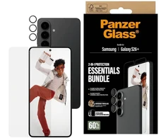 Panzer Glass PanzerGlass Hoops 2-in-1 Ultra-Wide Fit Glass + Lens Protection Set for Samsung Galaxy S26+ Brown