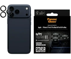 Panzer Glass PanzerGlass Hoops Ceramic II Camera Lens Glass for iPhone 17 Pro / 17 Pro Max / 16 Pro / 16 Pro Max - Juodas