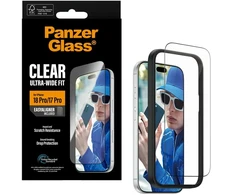 Panzer Glass PanzerGlass Screen Protector Ultra-Wide Fit - szkło do iPhone 18 Pro/17 Pro juoda ramka (PG77588)