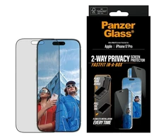 Panzer Glass PRIVACY SCREEN PROTECTOR W. BLA - PRO ULTRA-WIDE FIT W. FASTFIT IN