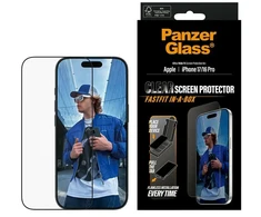 Panzer Glass PanzerGlass Ultra-Wide Fit Fastfit grūdintas stiklas, skirtas iPhone 17 | 16 Pro
