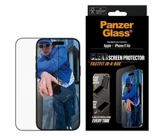 Panzer Glass Grūdintas stiklas PanzerGlass Ultra-Wide Fit Fastfit do iPhone Air