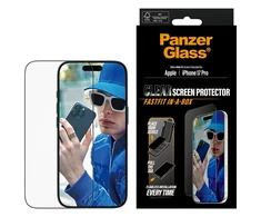 Panzer Glass Grūdintas stiklas PanzerGlass Ultra-Wide Fit Fastfit do iPhone 17 Pro