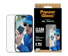 „Panzer Glass PanzerGlass“ ekrano apsauga | „Apple“ | „iPhone 17 Pro“ | Stiklas | Skaidrus | Itin plataus kampo su „EasyAligner“