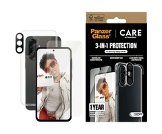 Panzer Glass Apsauginis rinkinys CARE by PanzerGlass Flagship 3in1 dėklas+apsauginis stiklas+kameros apsauga Samsung Galaxy A36 5G