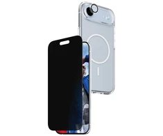 Panzer Glass „CARE by PanzerGlass“ flagmaninis „Privacy 3-in-1“ dėklas + privatumo stiklas + objektyvas, skirtas „iPhone Air“