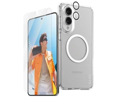 Panzer Glass Apsauginis rinkinys CARE by PanzerGlass Flagship 3in1 Dėklas+Apsauginis stiklas+Kameros lešio apsauga skirta Samsung Galaxy S25 Edge