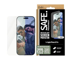 Panzer Glass PanzerGlass SAFE iš PanzerGlass EyeCare | Ekrano apsauga | Apple | iPhone 16 Pro | Stiklas | Skaidrus | Itin platus pritaikymas