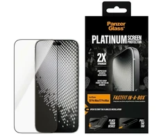 Panzer Glass Tempered glass PanzerGlass Platinum w. Fastfit in-a-box do iPhone 18 Pro Max / 17 Pro Max