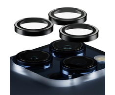 Panzer Glass PanzerGlass™ lankeliai fotoaparato objektyvo apsauga iPhone 15 Pro | 15 Pro Max | Juodas Metalas