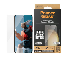 Panzer Glass PanzerGlass ekrano apsauga, skirta Samsung Galaxy S24 5G dėklui, draugiška (skaidri)