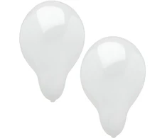 Papstar Balionai 25cm balti, 10vnt