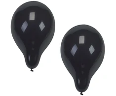 Papstar Balionai Melni 25cm Juodi 10vnt