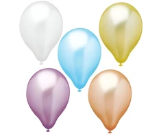 Papstar Balionai Pearly 25cm, 10 vnt.