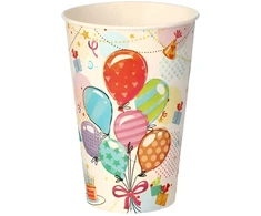 Papstar Puodeliai popieriniai „Fete“ 10 vnt. 0,2 l
