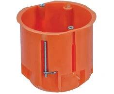 Pawbol Montavimo dėžutė 1 vietos 650C D68/60mm gipso kartono plokštei oranžinė.