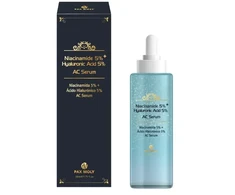 PaxMoly Ac Serum Niacinamide 5% + Hyaluronic Acid 5% Anti-Aging Day &amp; Night Serum For Face, 50 ml