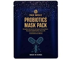 Milk Shake PaxMoly, Probiotics, Hydrating &amp; maitininantis, Sheet Mask, Face, Day &amp; Night, 25 ml For Women