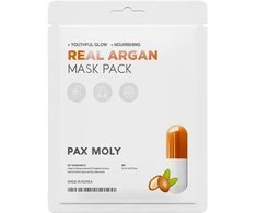 Clarins PaxMoly, Real Argan, Hydrating &amp; Moisturising, Sheet Mask, Face, Day &amp; Night, 25 ml For Women